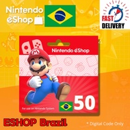 Nintendo Online Switch eShop Card Brazil Top Up Prepaid Card Gift Card Code (BRL) Brasil 50/100 Fami