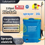 Baru Sprayer Elektrik Sukatani-16 Liter Alat Semprot Tanaman Pertanian