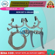 Rem Sepeda Jenis U Brake Sudah Satu Set (U Brake Set )