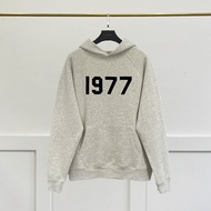 2022 ESSENTIALS Hoodie ผู้ชายผู้หญิง Hip Hop เสื้อกันหนาว Flocking โลโก้ Oversize หลวม Hoodie ชุดคู่