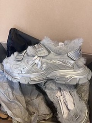 巴黎世家Balenciaga Track Mule Silver sneaker