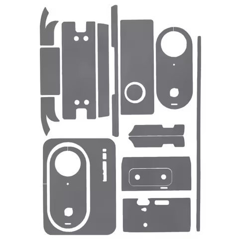 Colorful Matte PVC Stickers Protective Film Full Cover Scratch-proof Decal Removable Skin for Insta3