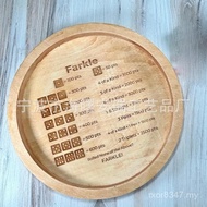 Dice Tray New Product for Farkle Wooden Scoring Small Cross-Border Tray Tray Dice Dice Dice TEIA