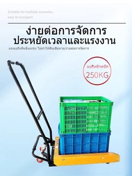 ขนาดมาตรฐาน  อุปกรณ์ลากพาเลท ความกว้างงายก ✨HAND PALLET TRUCK 730mm ความยาวงา 1280mm รถยกลากพาเลท