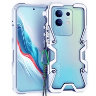 สำหรับ VIVO IQOO 9 10 11 12 13 Pro T3 Pro T4การป้องกันเคสโทรศัพท์โลหะเป็นพิเศษทนต่อแรงกระแทกและการตก