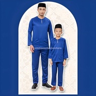 Baju Melayu Lelaki (ROYAL BLUE) Baju Melayu Exclusive Zuhayr Baju Melayu Raya 2025 Baju Melayu Sedon