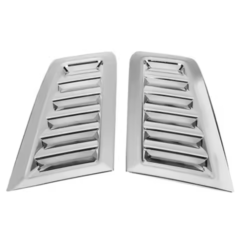 A95E-2Pcs Car Vents Grilles Air Flow Intake Hoods For Ford Focus MK2 ST Fiesta Mustang