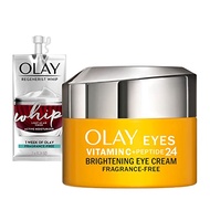 Olay Vitamin C + Peptide 24 Eye Cream, Fragrance-Free, 0.5 oz 100% from USA