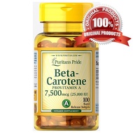 Puritans Pride Beta Carotene Pro Vitamin A 25,000 IU 100 Softgels