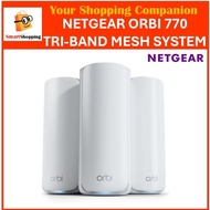Netgear Orbi 770 Tri-Band WiFi 7 Mesh System - BE11000 11Gbps - 3-Pack (RBE773) - RBE773-100APS