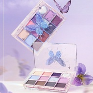 JILL LEEN Flower Butterfly Plate 12 Color Eye Shadow JILL LEEN 花花蝴蝶眼影盘十二色眼影盘 Matte Versatile Cold St