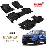 HUVI car floor mats for Ford Everest 3D (7 seats) 2023+