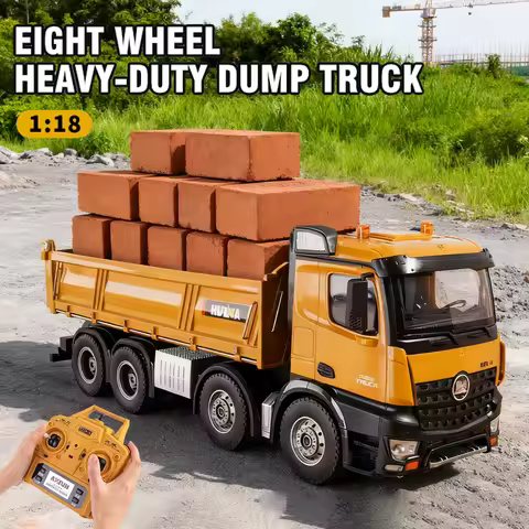 Huina Rc Truck 1536 Remote Control Trucks Dumper 1/14 12ch Construction Engineering Vehicle Toys Chi