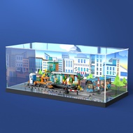 [Model Display Box] Acrylic Dust Cover Suitable for Lego 60335 Busy Train Station Storage Assembly B