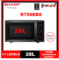 SHARP R759EBS 28L J-TECH INVERTER WITH GRILL MICROWAVE OVEN