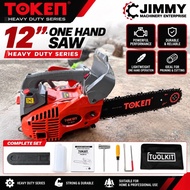 Token One Hand Saw 12 inches Petrol Chainsaw (Heavy Duty) Mesin Tebang Pokok One Hand Saw