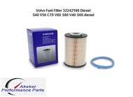 GENUINE VOLVO FUEL FILTER D5 DIESEL V70 S60 XC90 S80 V60 XC60 32242188 31342920 2008 >