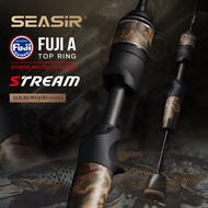 SEASIR Stream Solid Wood Fishing Rod FUJI A+O Guide Rings UL1.57M-1.98M 86G  Ultralight BFS 40T Carb