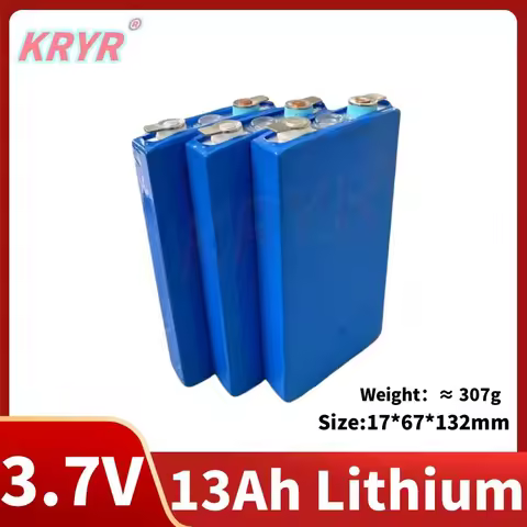 KRYR 3.7V 10Ah 12Ah1767132 li-polymer 40A high drain lithium ion battery cell lipo for diy diy power