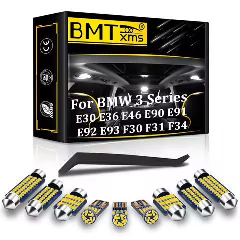 BMTxms Interior LED Light For BMW 3 Series E30 E36 E46 E90 E91 E92 E93 F30 F31 F34 320i 320d 320e Co