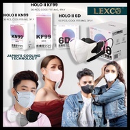 LEXCO 3D/KF99/KF94 Korean / KN99 Copper Oxide / 6D Cooling Technology Premium Surgical Face Mask
