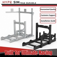 HYPESIM 4080&4040 aluminum Simulator Racing&Motion Cockpit For Logitech Simagic Fanatec Thrustmaster