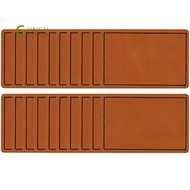 50 Pcs Blank Faux Patches for Hats Leatherette Hat Patches with Adhesive Custom Patches for Custom F