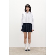 LIBÉ WORKSHOP - Dark blue above-the-knee mini skirt