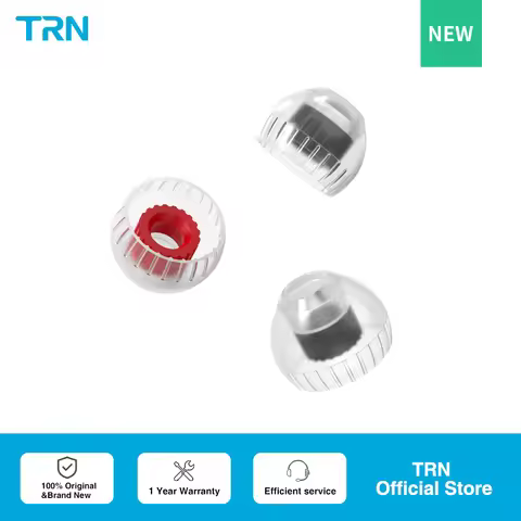TRN T Ear-Tips Silicone Eartips Double Support Structure Earphone 3 Pairs Headphone Headset Earbuds 