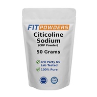 FitPowders Citicoline Powder, CDP Choline Powder 100% Pure with Scoop, Cognitive Supplement for Memo