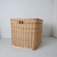 40x35x35 square rattan basket