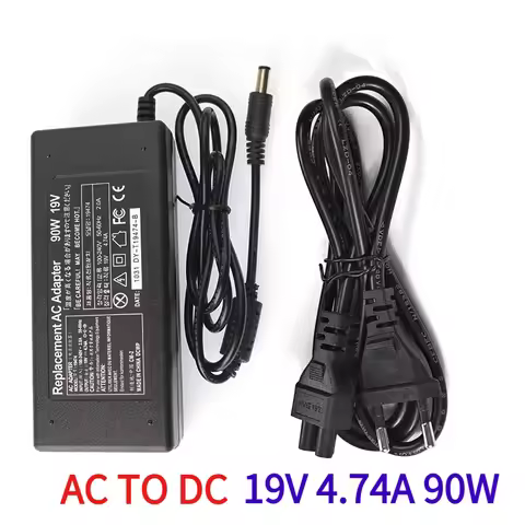 AC-DC 19V 4.74A 90W AC Laptop Power Adapter Charger For ASUS Toshiba/Lenovo Adapter A46C X43B A8J K5