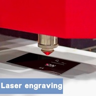 300 Pcs Metal Business Cards Black Metal Business Card Blanks for CNC Engraver Laser Engraving Thick