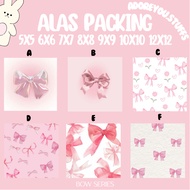 [CUSTOM BOW SERIES] [FREE OPP] SQUARE PACKING BASE SQUARE/ | NECKLACE PACKING BASE | BRACELET PACKIN