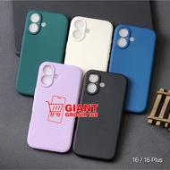 iphone 16 iphone 16 Plus iphone 16 Pro iphone 16 Pro Max Macaron Square Softcase Candy Macaron / Cas