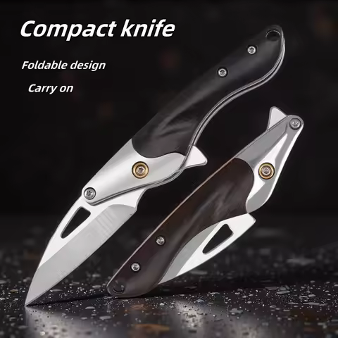 Black Walnut Handle Fruit Knife With High Hardness And Sharp Edge Made Of 7CR17 Stainless Steel Comp