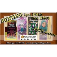 BUNTING / BANNER (free design)