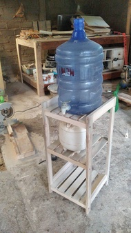 rak tempat galon dan magic com