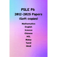 PSLE P6 Real exam papers w/Solutions(2012-2025)