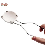 honeybird 25Cm Stainless Steel Crucible Tong Clamp Crucible Pliers White Gold Bowl Melting Gold Furn