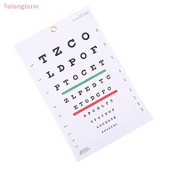Tolongterm> Premium Snellen Eye Chart Wall Chart Plastic Waterproof Snellen Charts For Eye Test Exam