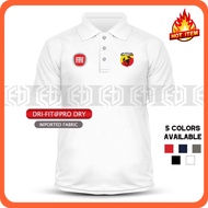 T Shirt Dry Fit Polo Fiat Abarth Sulam Kolar Microfiber T-Shirt Shirts Unisex Casual Motorsport Raci