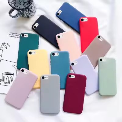 Case For iphone SE 2020 SE2 SE3 2022 Shockproof TPU Liquid Silicone Protective Phone Back Cover for 
