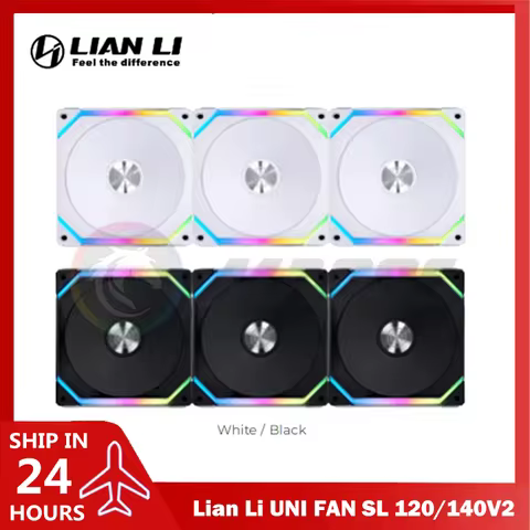 Lian Li UNI FAN SL V2 SL120 SL140 Evolution Upgrade Version ARGB Fan Kit L-Connect 3 Control 1 / 3 P