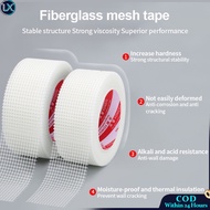 Anti-crack Fiberglass Mesh Tape White Fiberglass Mesh Tape Self-Adhesive Mesh Tape for Crack Repair
