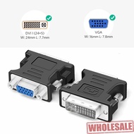 DVI 24+5 DVI-I Dual Link Male to VGA DB15 Female Converter Adapter