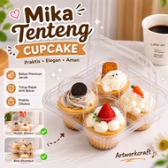 [MIKA TENTENG CUPCAKE] Mika Cupcake Tray, Blister Box Tray Mika Cupcake Cake, Mika Muffin Cupcake Ha