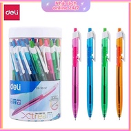 XTREAM Press Tip Oil Ballpoint Pen (Blue Ink) - 0.7mm - EQ02836. Suitable for studying and writing e