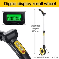 YY MALLจัดส่งที่รวดเร็ว!จอแสดงผลระยะทางดิจิตอล ล้อวัดระยะพับทางไกลแบบพกพา 0-99999.9m เครื่องมือไฟฟ้า