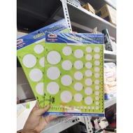 [ TC Art ] Circle Ruler, Technical Drawing Ruler, Circle Template Ruler C-2004